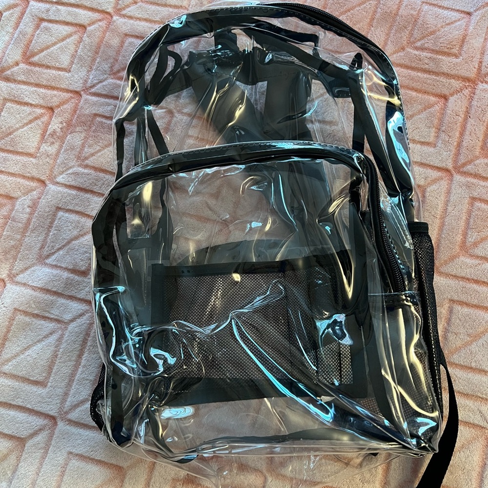 Amazon Clear Black Backpack
